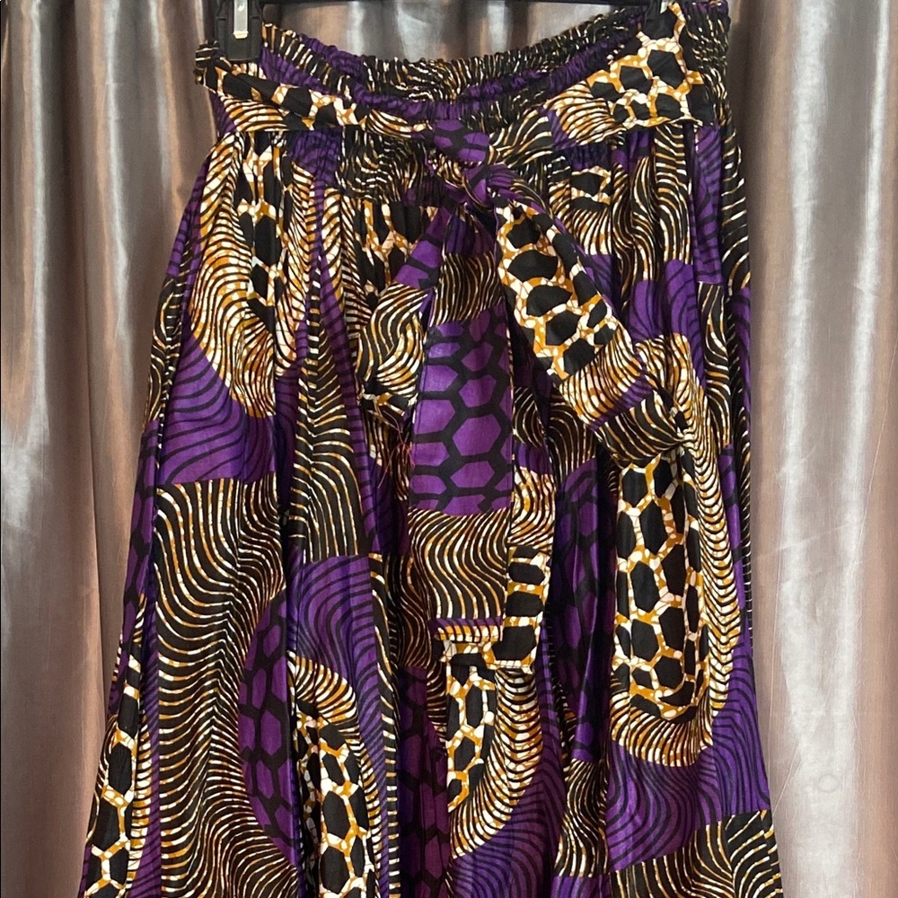 African maxi skirt